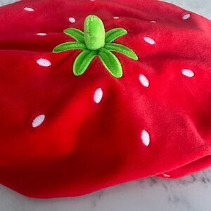 Red and Green Strawberry Beret